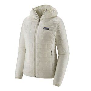 Patagonia Women Nano Puff Hoody - White XXL in excellent condition